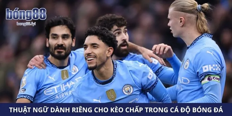 Thuật ngữ dành riêng cho kèo chấp trong cá độ bóng đá